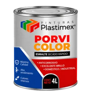 Envase de Porvicolor Esmalte Secado Rápido